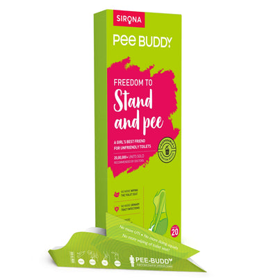 PeeBuddy Disposable Female Urination Device (Pack of 20 Funnels)
