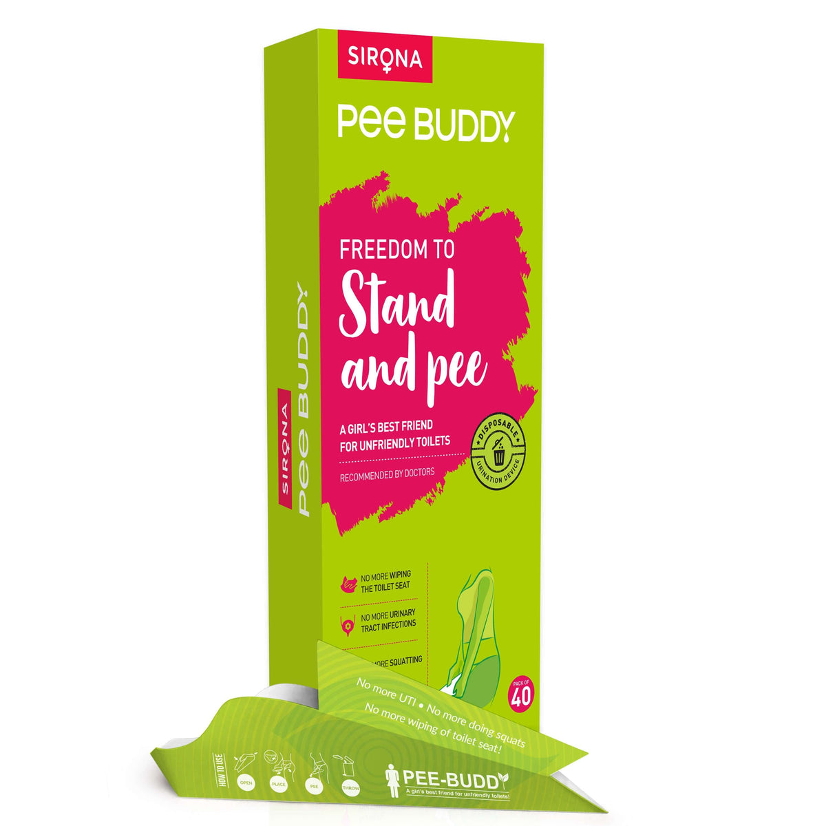PeeBuddy Disposable Female Urination Device