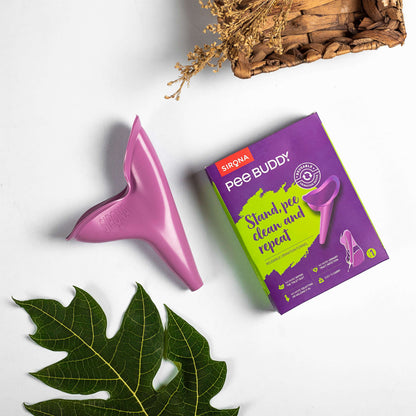 PeeBuddy Female Reusable Female Urination Device - Stand and Pee Urine Funnel For Women, Portable, Leakage proof, Ideal for Public Toilets, Travel, Camping - 1 Unit