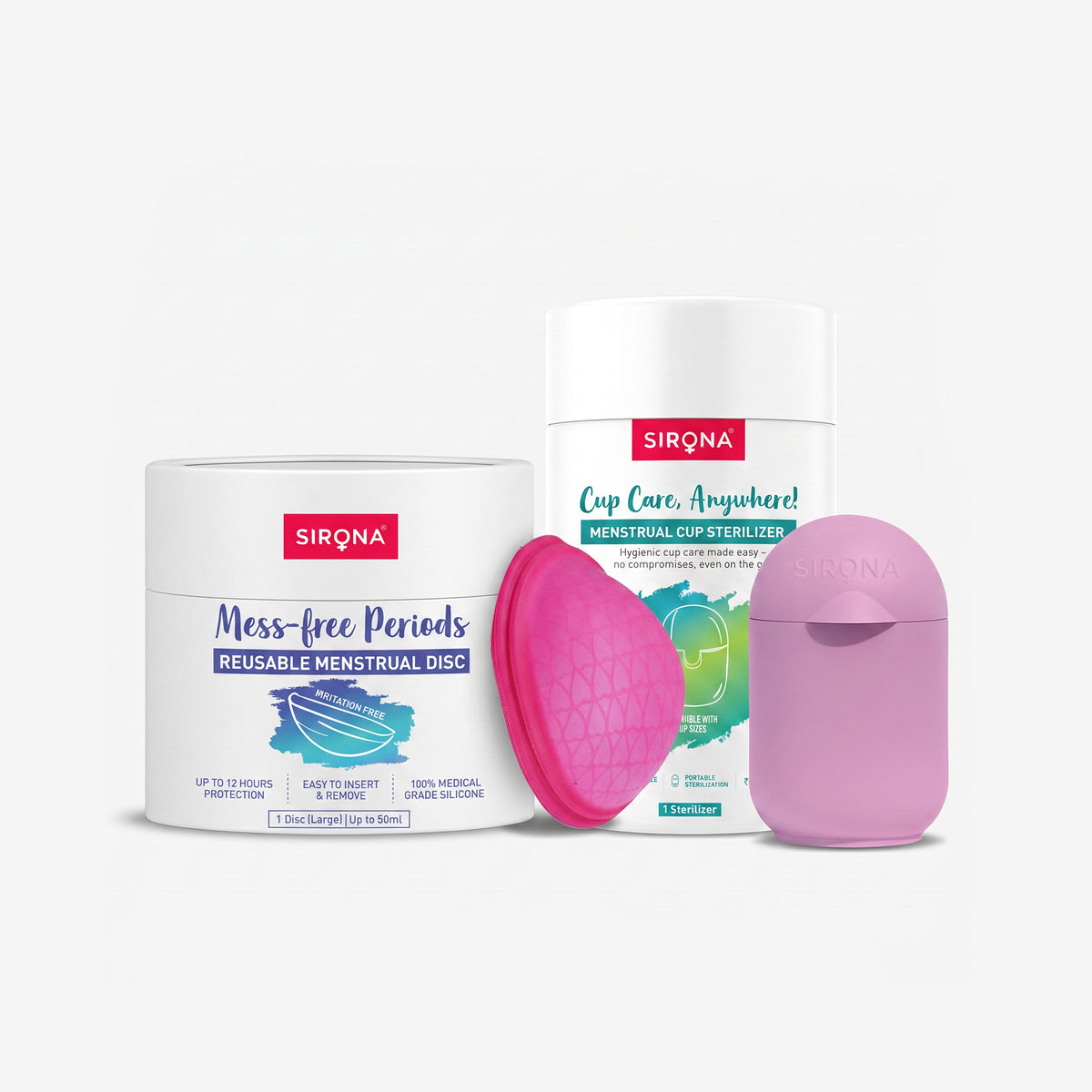 Menstrual Disc | Portable Sterilizer Combo