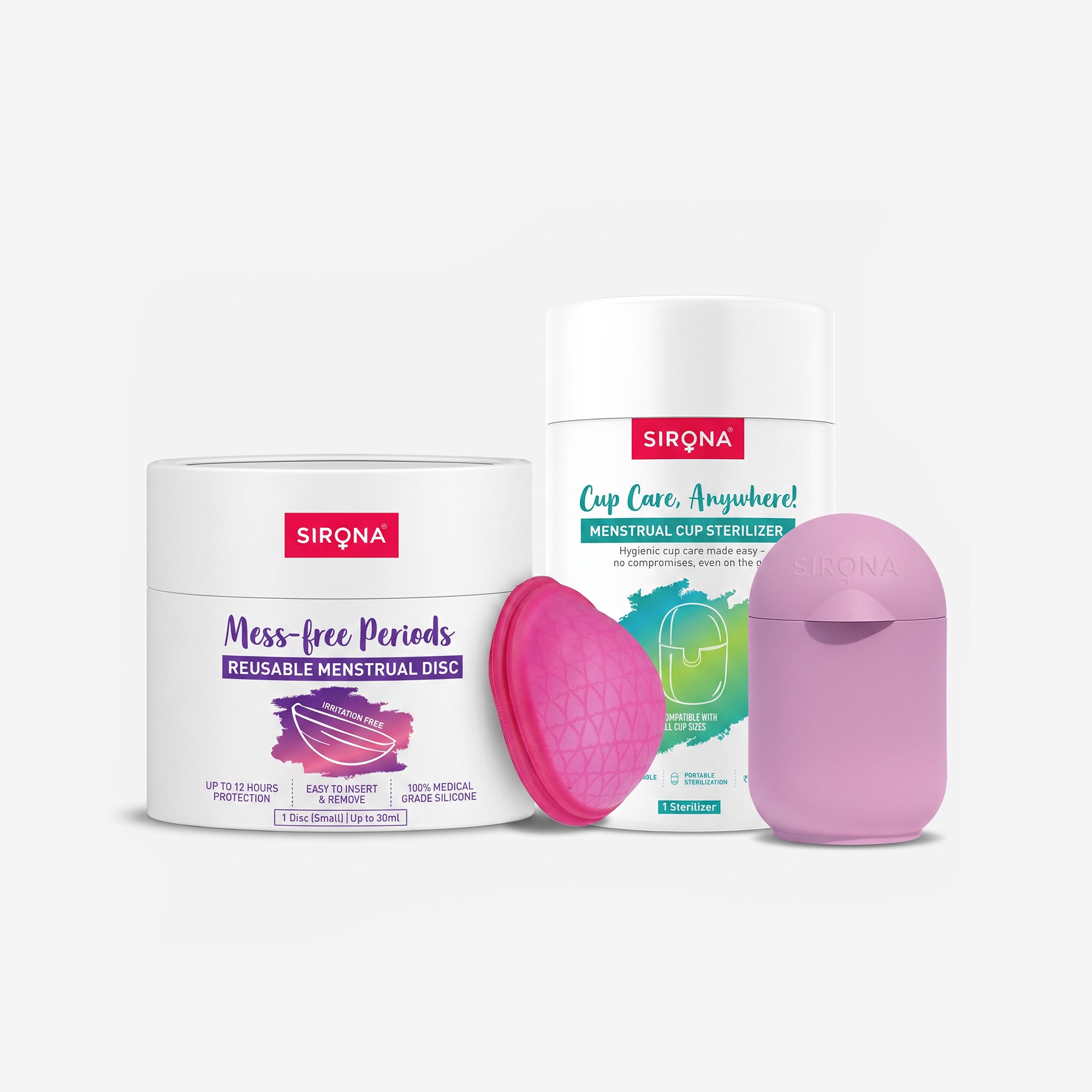 Menstrual Disc | Portable Sterilizer Combo