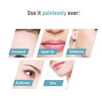 Sirona Reusable Eyebrow &amp; Face Razor for Women | Painless Facial Hair Removal for Women, Razor for Eyebrow, Upper Lip, Forehead &amp; Chin - (Pack of 2)