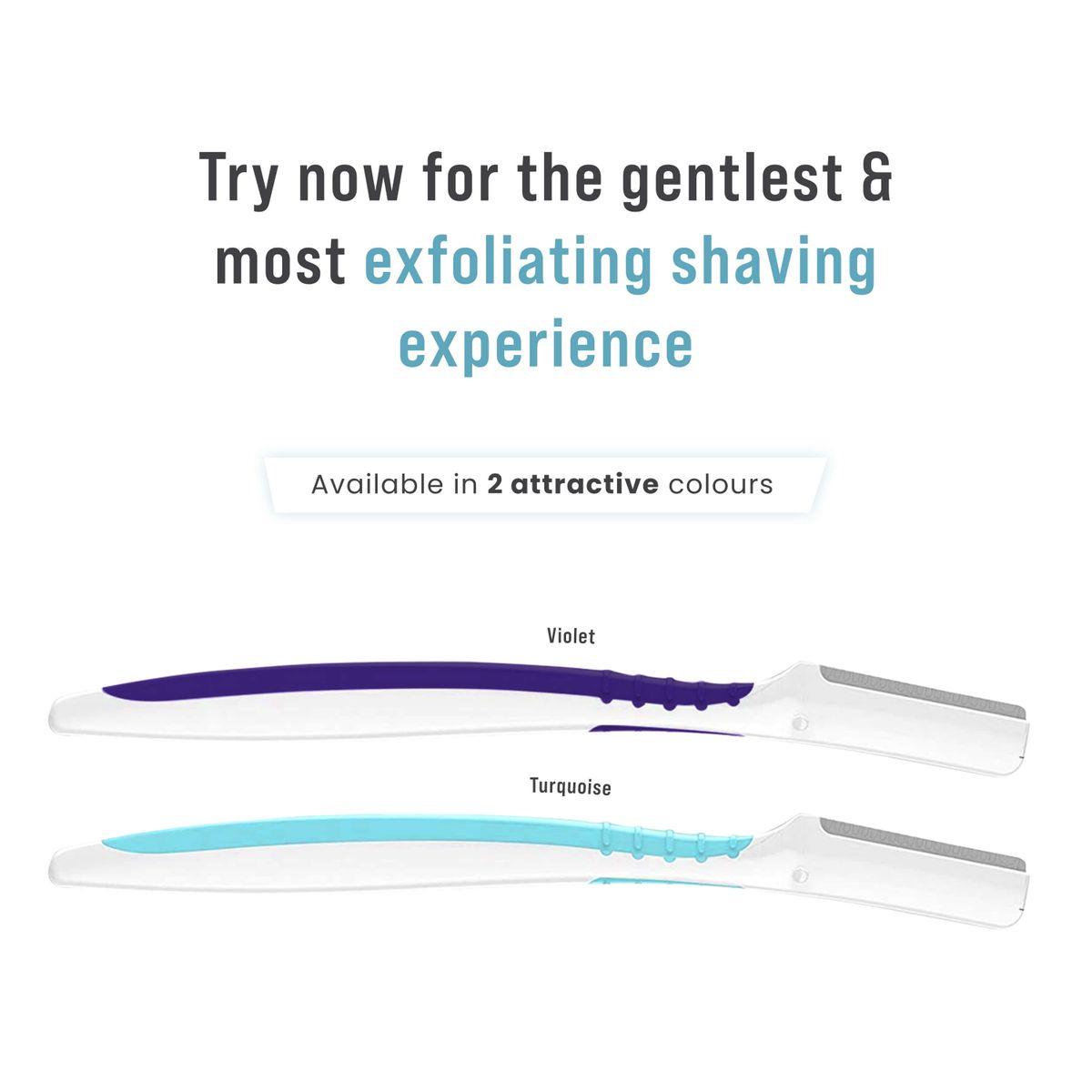 Sirona Reusable Eyebrow &amp; Face Razor for Women | Painless Facial Hair Removal for Women, Razor for Eyebrow, Upper Lip, Forehead &amp; Chin - (Pack of 2)