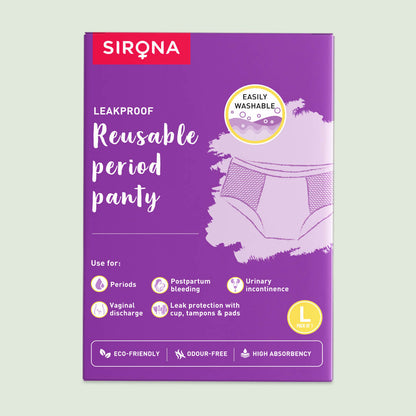 Reusable Period Panty for Women | Manage Heavy Flow, Leakproof, For Postpartum Bleeding &amp; Vaginal Discharge (Pack of 1)