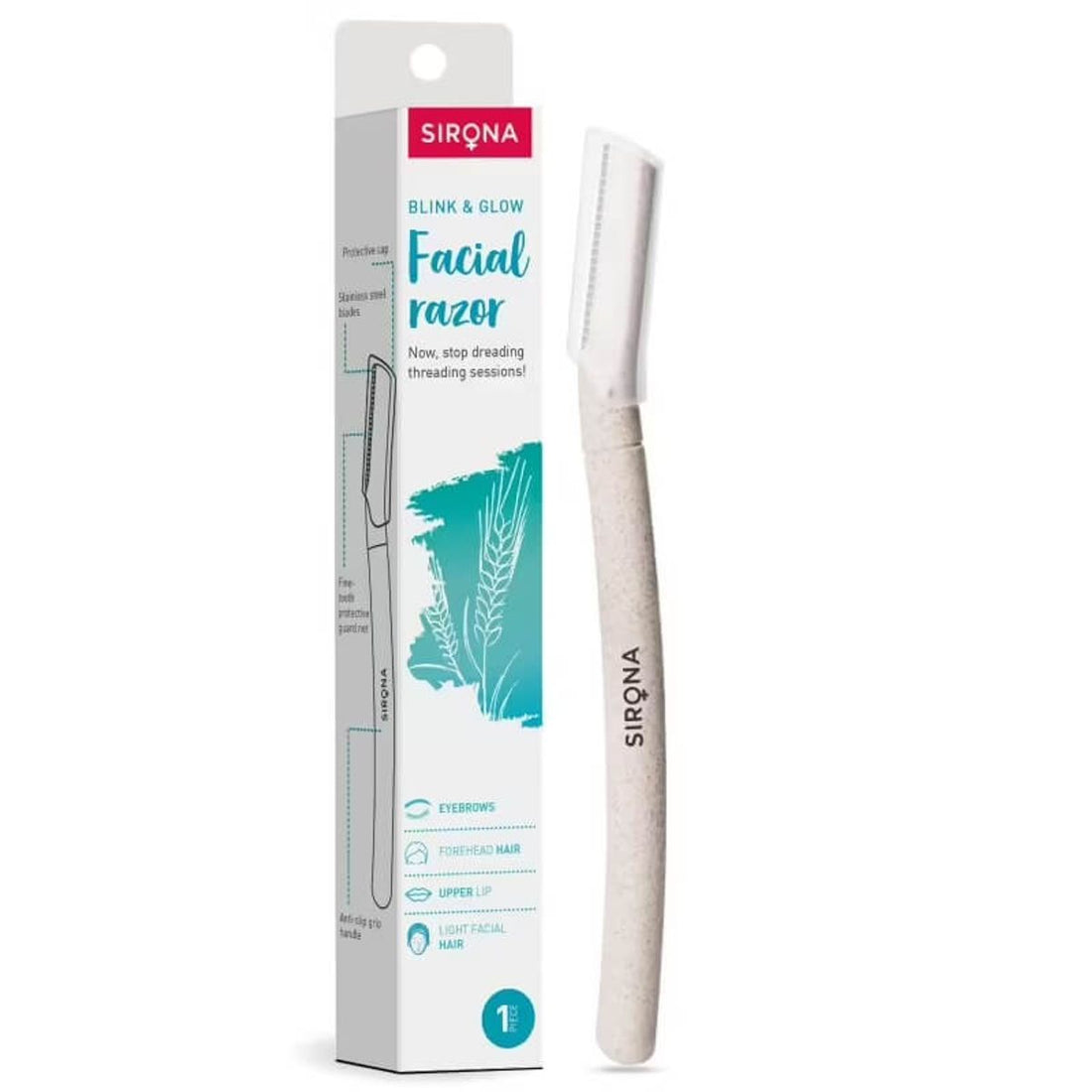 Blink and Glow Facial Razor (1 Pack of 1 Razor)