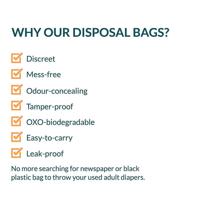 Sirona Adult Diaper Disposable Bags