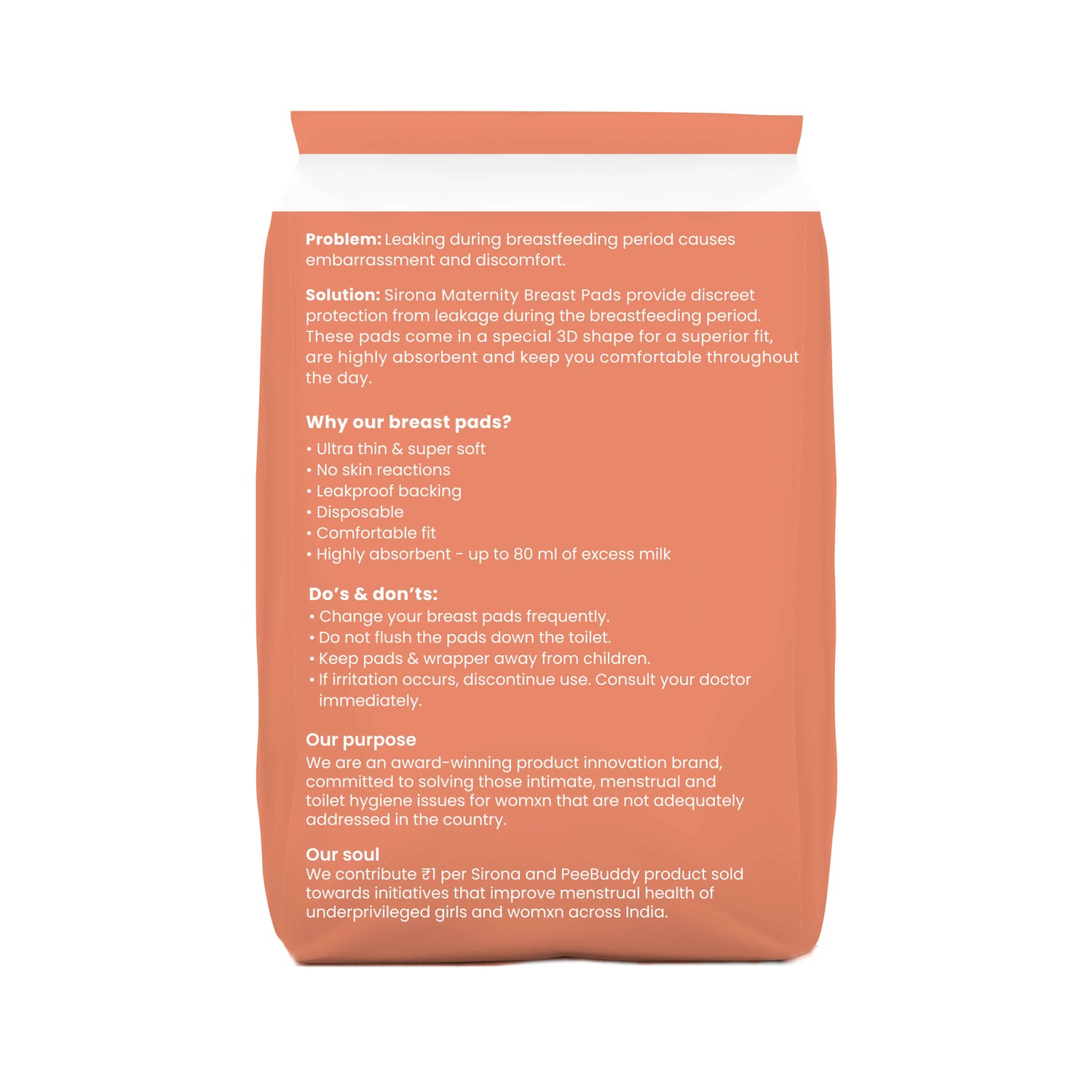 Sirona Disposable Maternity Breast Pads