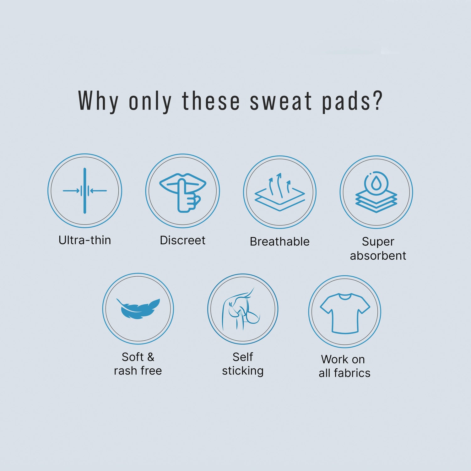 Sirona Underarm Sweat Pads