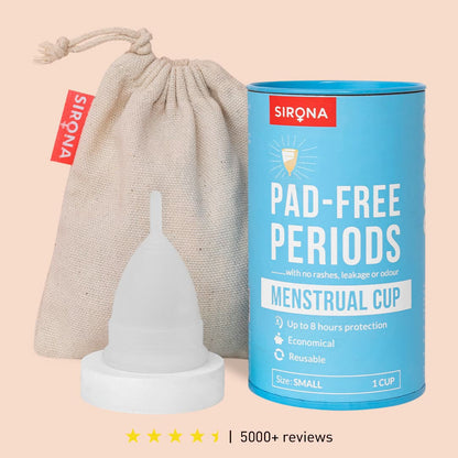 Sirona Reusable Menstrual Cup with Pouch