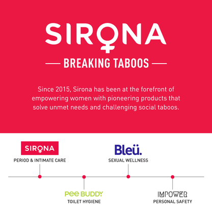 Sirona First Period Kit | Essential Menstrual Kit Includes Pads, Panty Liners, Period Panty, Intimate Wipes, Tampon, Pain Relief Patch