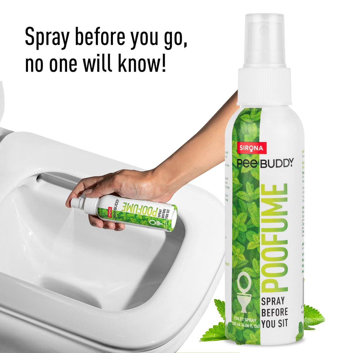 PeeBuddy PooFume For Odour Free Poop Experience - 120ml