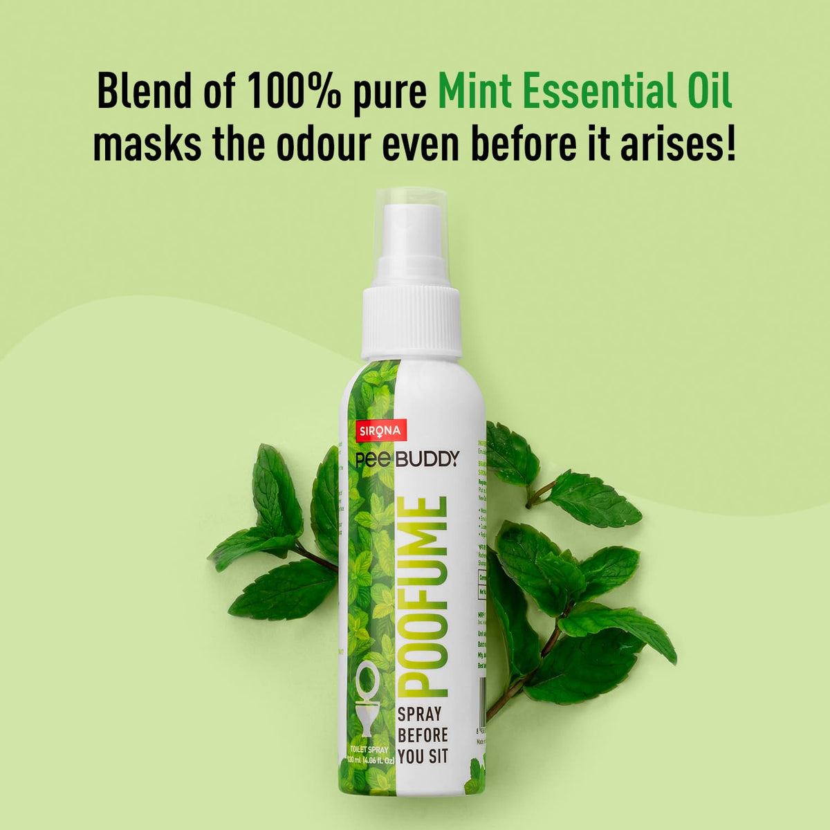 PeeBuddy PooFume For Odour Free Poop Experience - 120ml