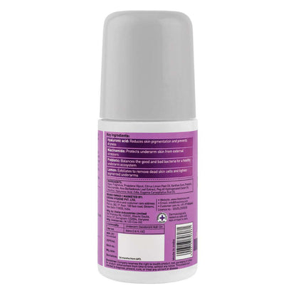 Sirona Underarm Deodorant Roll On with Prebiotics, Controls Body Odour, 48 hour Fragrance Retention, Alcohol Free - 50ml