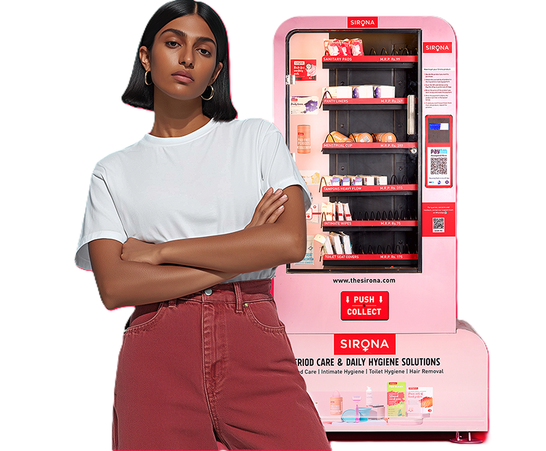 Sirona vending machine with model