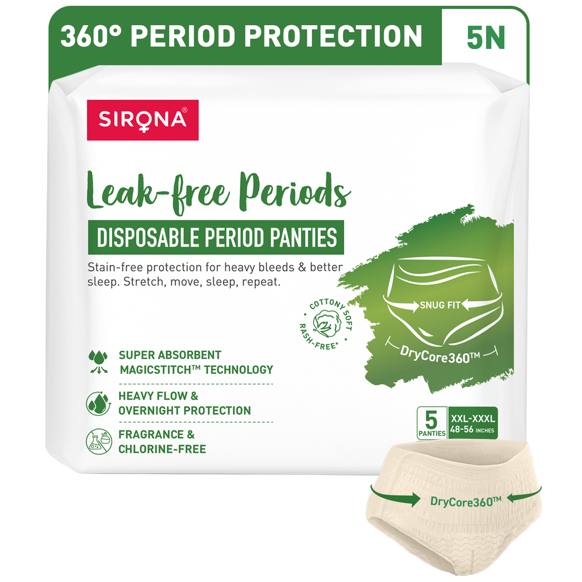 Disposable Period Panties for Women