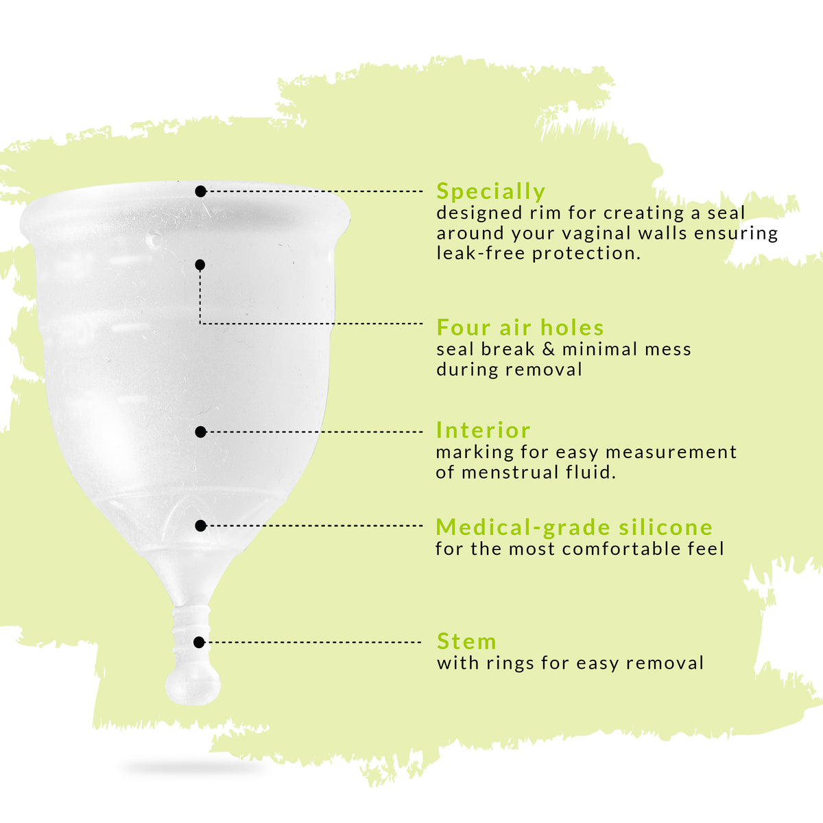 Menstrual Cup &amp; Pain Relief Patch