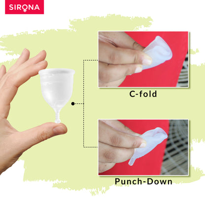 Menstrual Cup with Pain Patch &amp; Small Panty Liners
