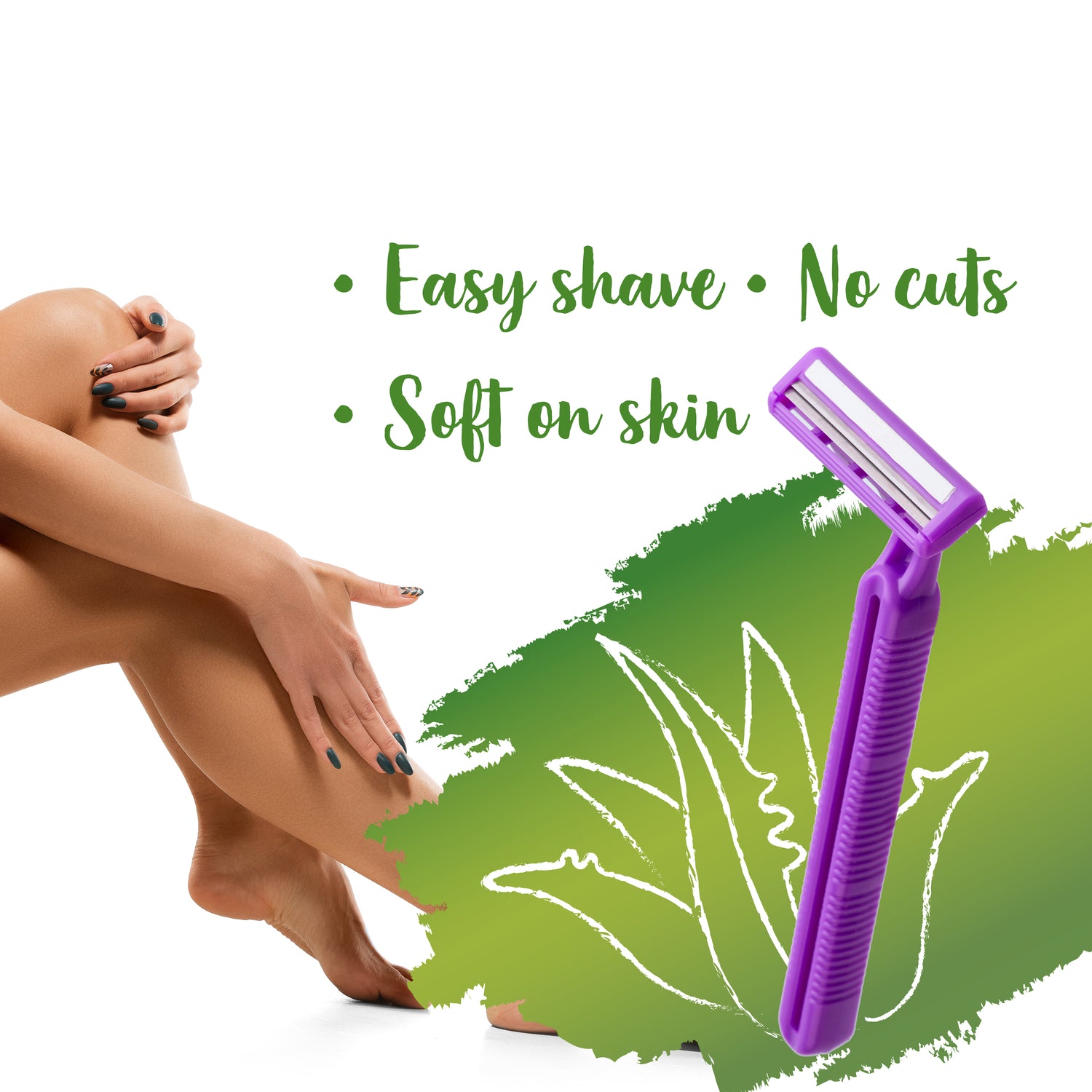 Sirona Aloe Boost Twin Blade Disposable Razor