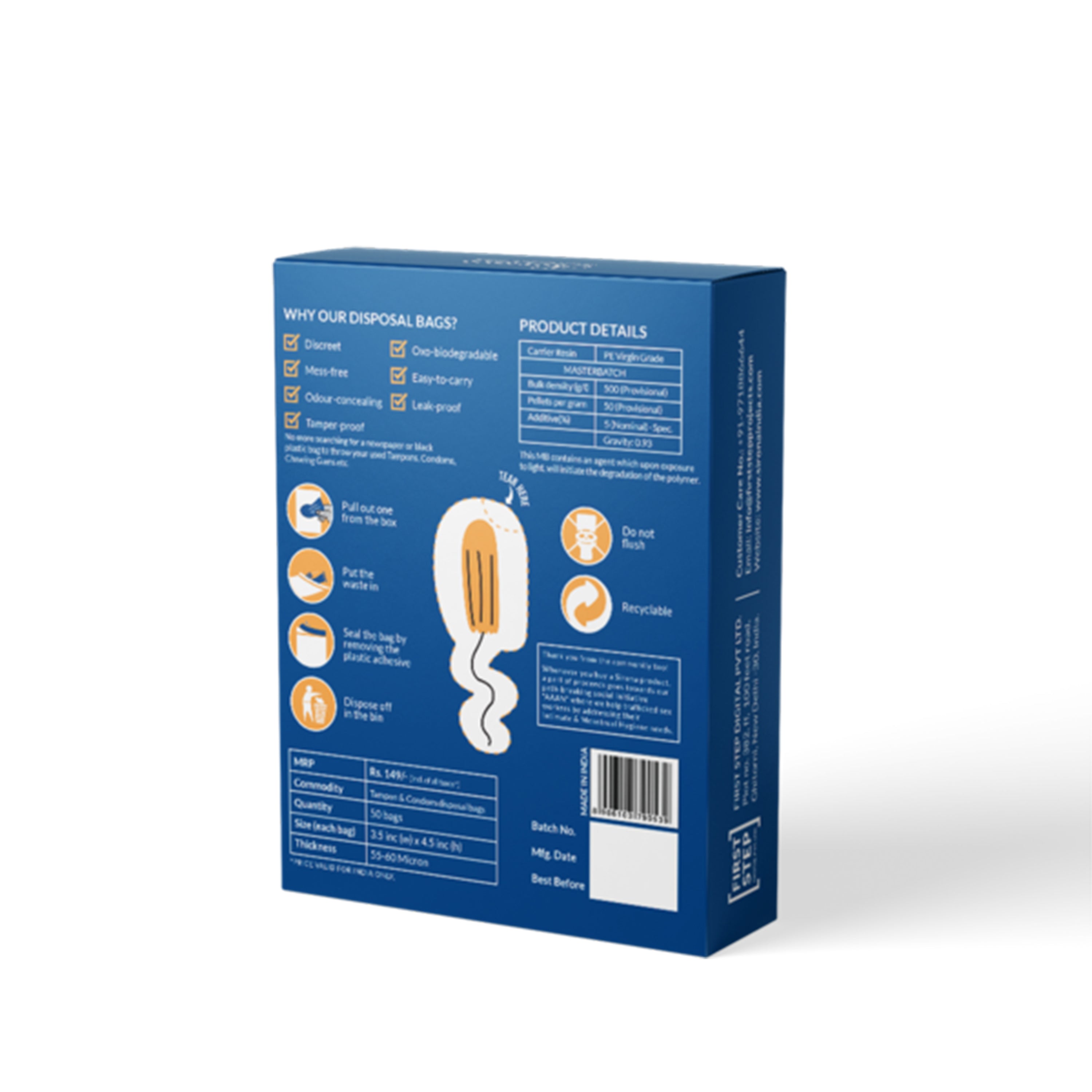 Discreet Disposal Pack