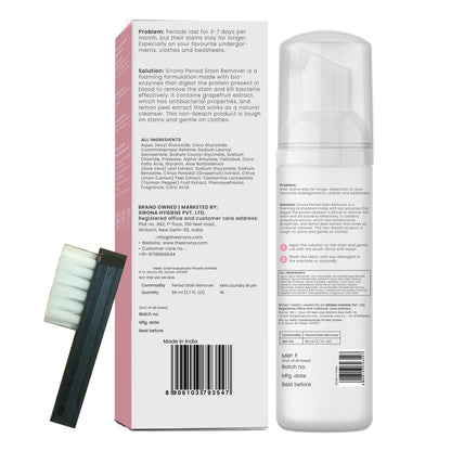 Sirona Antibacterial Period Stain Remover – 80g