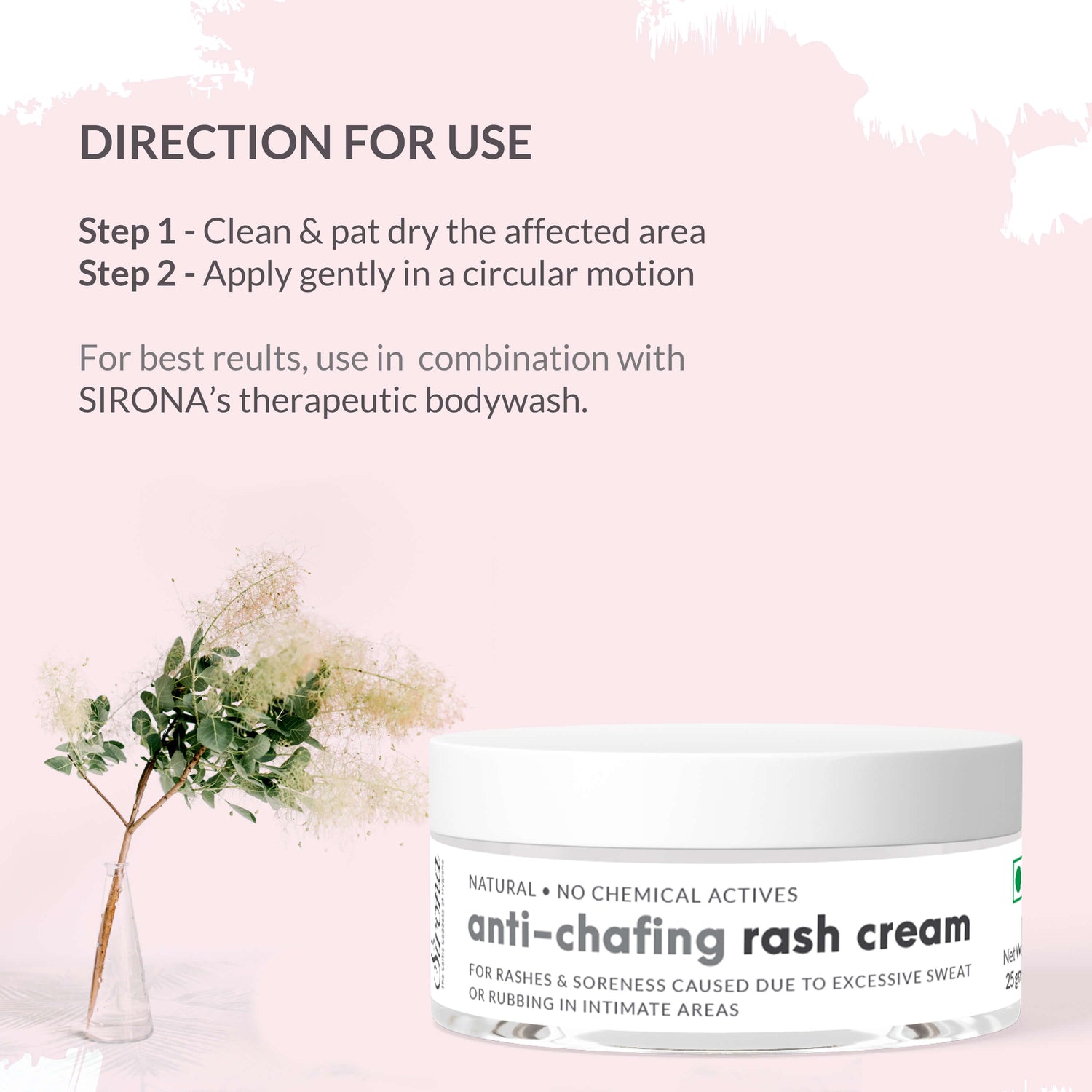 Period Comfort Kit - Pain Patch , Intimate Wash (200ml), Rash Cream
