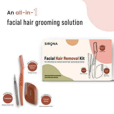 Facial 3-in-1 Hair Removal Kit
