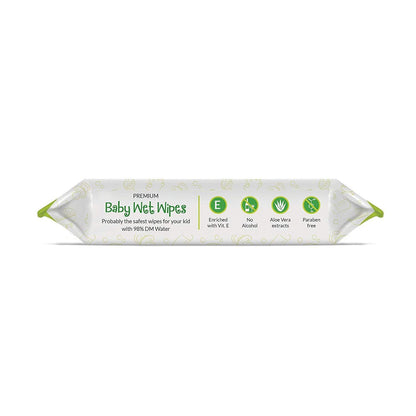 BodyGuard Baby Wet Wipes with Aloe Vera - 72 Wipes - Pee Buddy