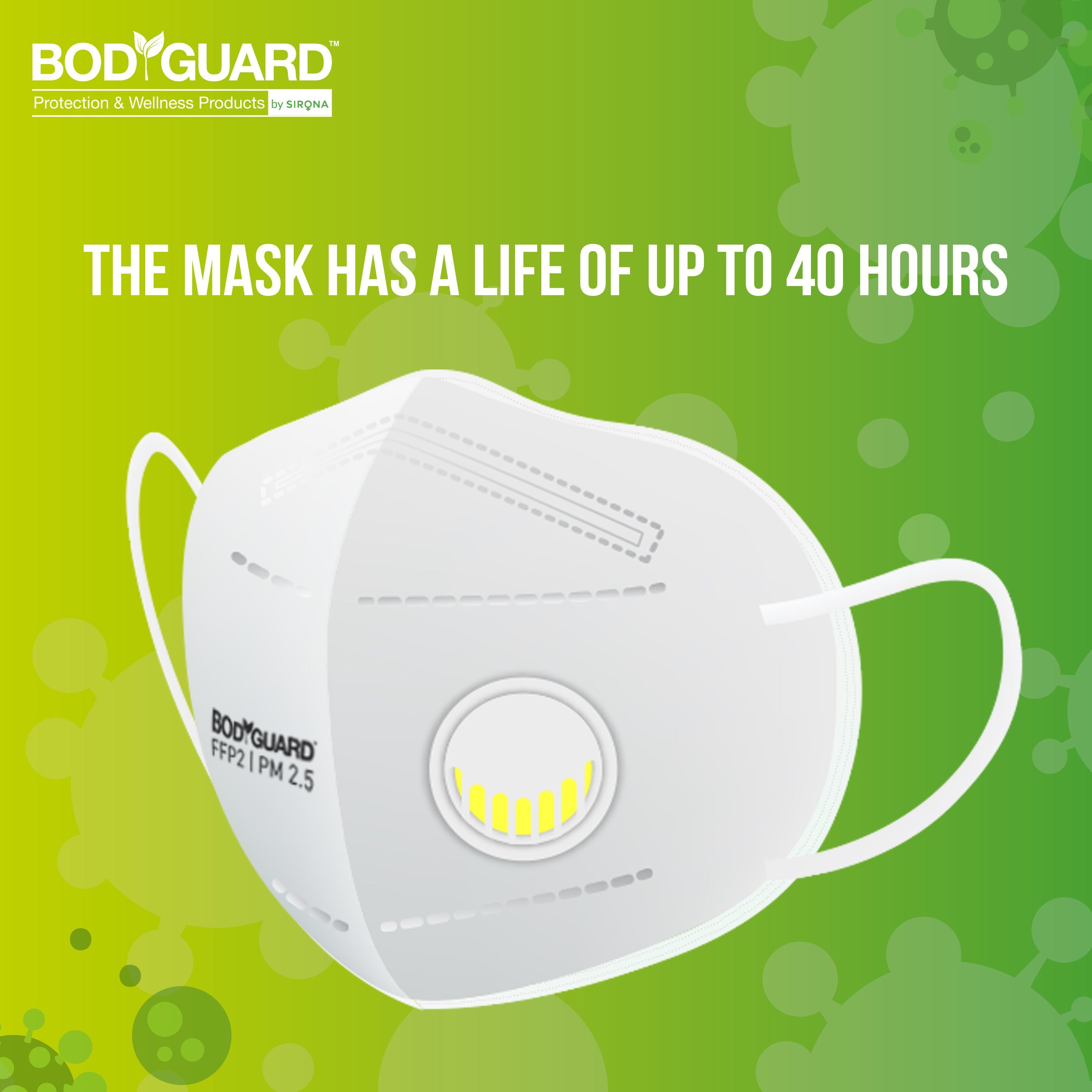 BodyGuard N95 + PM2.5 FFP2 Anti Pollution Face Mask with 5 Layers Protection - Pee Buddy