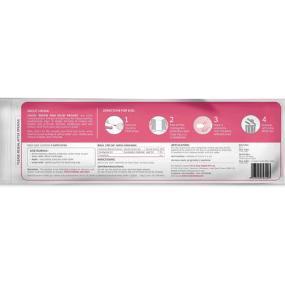 Menstrual Cup with Pain Patch