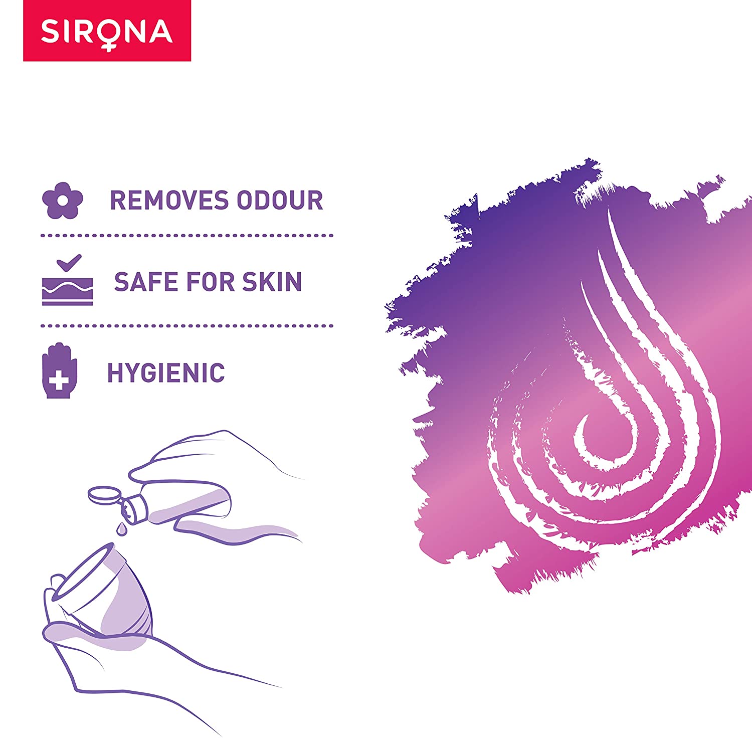 Sirona Natural Menstrual Cup Wash – 100 ml - Pee Buddy