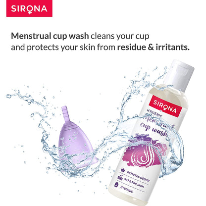 Sirona Natural Menstrual Cup Wash – 100 ml - Pee Buddy