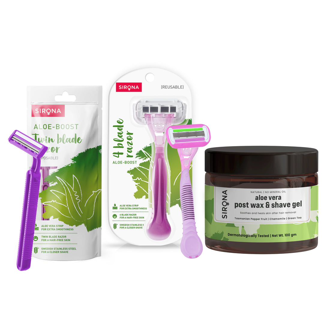 Soothing Body Shave Trio Pack