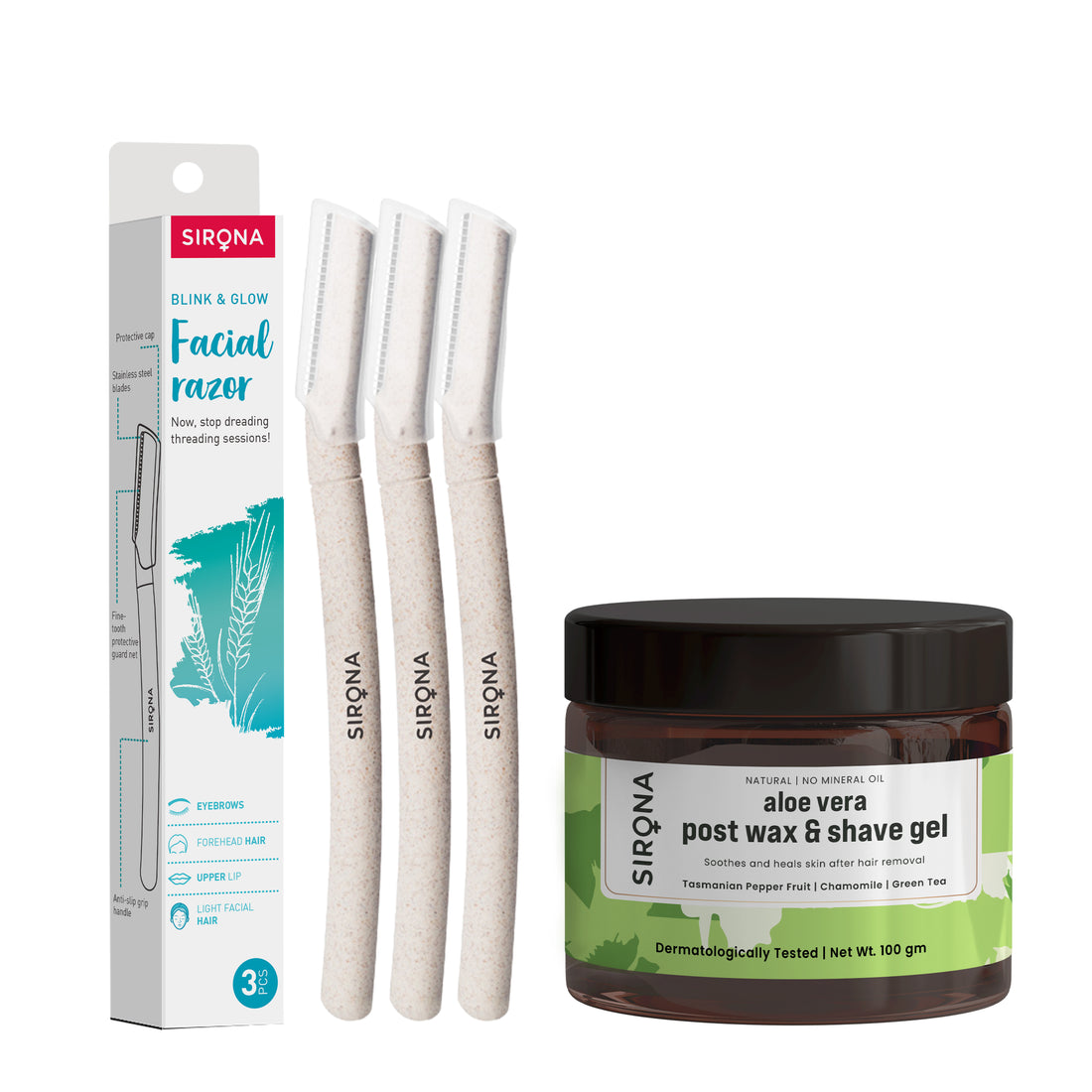 Soothing Facial Shave Duo Pack