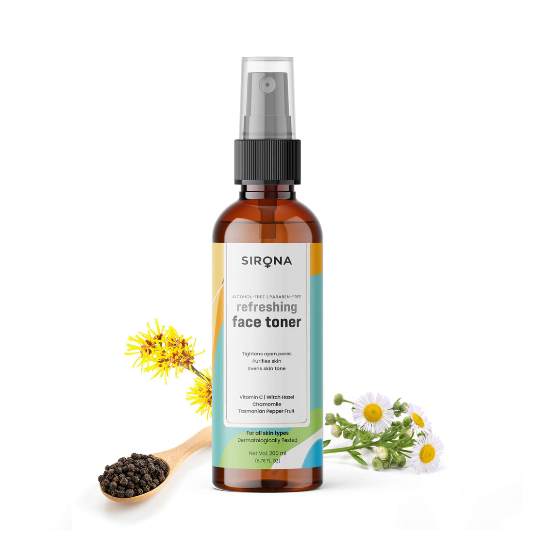Refreshing Vitamin C Face Toner – Tightens Open Pores | Purifies Skin | Evens Skin tone