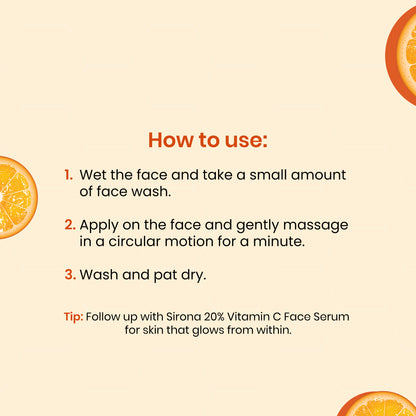 Sirona Vitamin C Face Wash – 125 ml