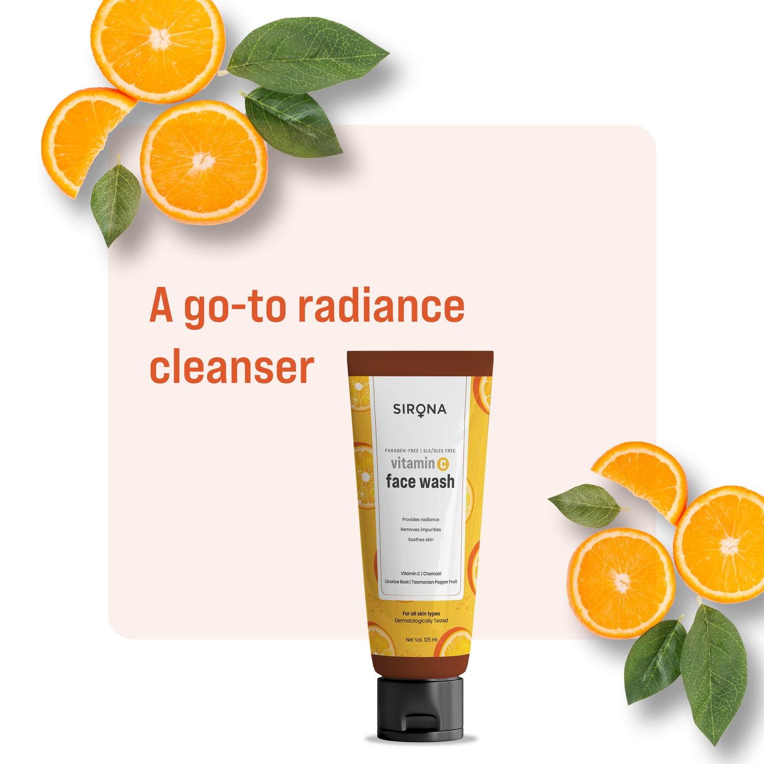 Sirona Vitamin C Face Wash – 125 ml
