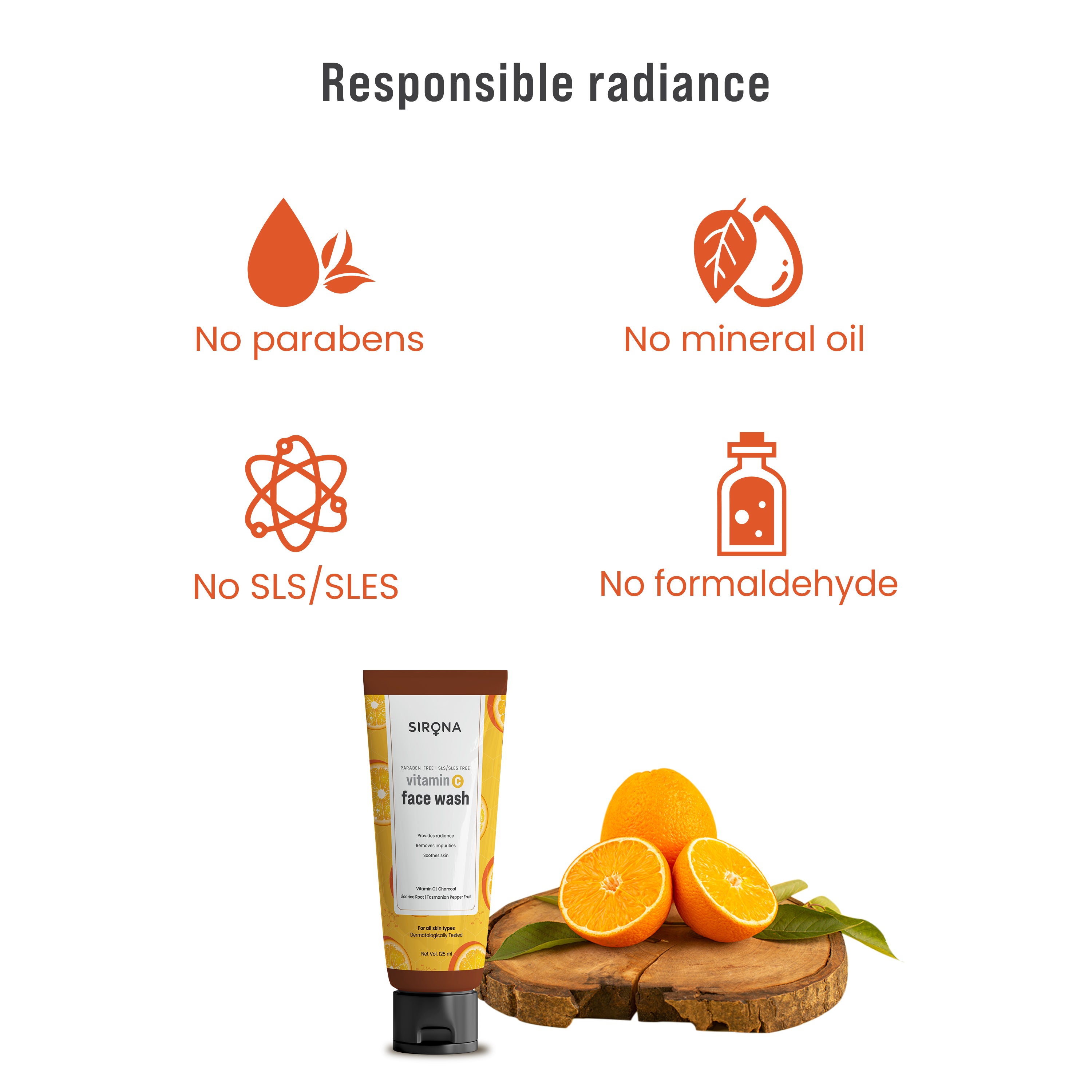 Sirona Vitamin C Face Wash – 125 ml