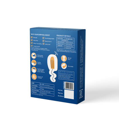 Sirona Condoms and Tampons Disposable Bags - 50 Bags - Pee Buddy