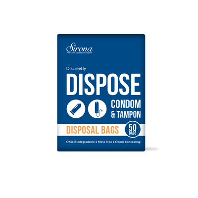 Sirona Condoms and Tampons Disposable Bags - 50 Bags - Pee Buddy